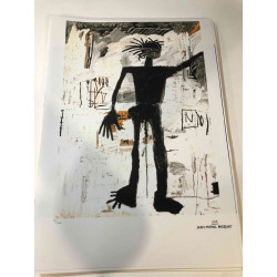 Basquiat Off set lithograph cm 50x70 certified