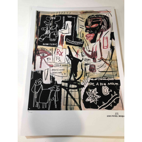 Set de litografía Basquiat 50x70 cm certificado