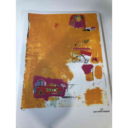 Litografia Basquiat off set 50x70 cm certificada