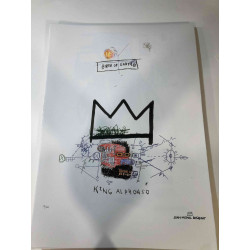 Basquiatova litografická souprava 50x70 cm certifikovaná
