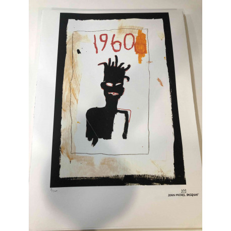 Basquiat Litografia off set 50x70 cm certificat
