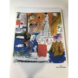Basquiat Lithographie Offset 50x70 cm zertifiziert