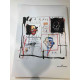 Offset litograficzny Basquiata o wymiarach 50x70 cm, certyfikowany
