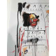 Offset litograficzny Basquiata o wymiarach 50x70 cm, certyfikowany