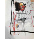Offset litograficzny Basquiata o wymiarach 50x70 cm, certyfikowany