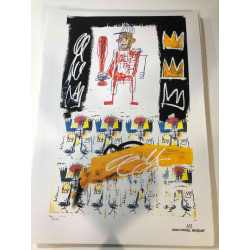 Litografía Basquiat off set 50x70 cm certificada