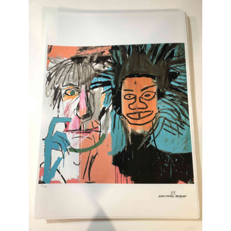 Basquiat Lithographie hors set 50x70 cm certifiée
