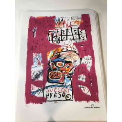 Basquiat Lithographie hors set 50x70 cm certifiée