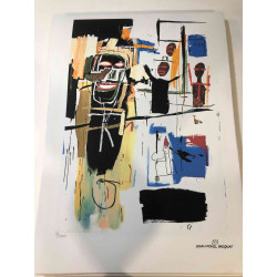 Litografía Basquiat off set 50x70 cm certificada
