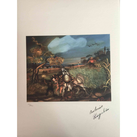 Antonio Ligabue litho off set 50x70 cm