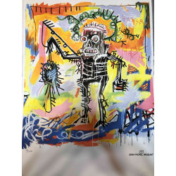 Basquiat Litografia off set cm 50x70 certificata