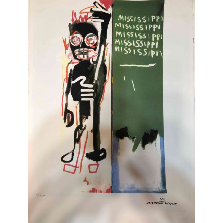 Basquiat Litografia off set 50x70 cm certificat