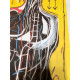 Basquiat Litografia off set cm 50x70 certificata