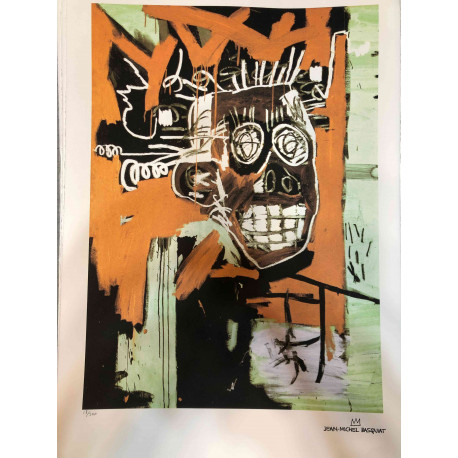 Basquiat Lithographie Offset 50x70 cm zertifiziert