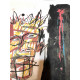 Offset litograficzny Basquiata o wymiarach 50x70 cm, certyfikowany
