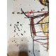 Offset litograficzny Basquiata o wymiarach 50x70 cm, certyfikowany