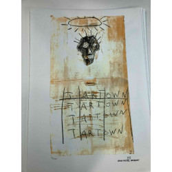 Basquiat Lithographie hors set 50x70 cm certifiée