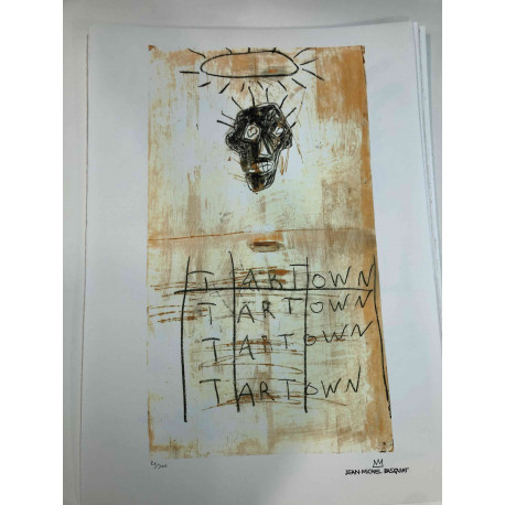 Basquiat Lithographie hors set 50x70 cm certifiée