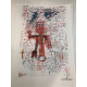 Basquiat Litografia off set cm 50x70 certificata