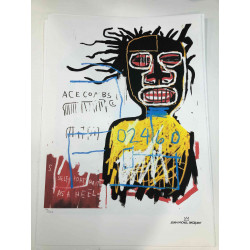 Basquiat Litografia off set 50x70 cm certificat