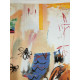 Offset litograficzny Basquiata o wymiarach 50x70 cm, certyfikowany