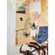 Offset litograficzny Basquiata o wymiarach 50x70 cm, certyfikowany