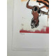 Offset litograficzny Basquiata o wymiarach 50x70 cm, certyfikowany