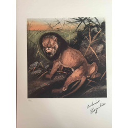 Conjunt de litografia Antonio Ligabue 50x70 cm