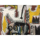 Basquiat Litografia off set cm 50x70 certificata edizione Rupert