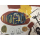 Basquiat Off set lithograph cm 50x70 certified Rupert edition