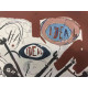 Basquiat Off set lithograph cm 50x70 certified Rupert edition