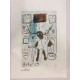 Basquiat Off set lithograph cm 50x70 certified Rupert edition