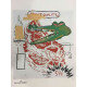 Basquiat Off set lithograph cm 50x70 certified Rupert edition