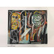 Basquiat Off set lithograph cm 50x70 certified Rupert edition