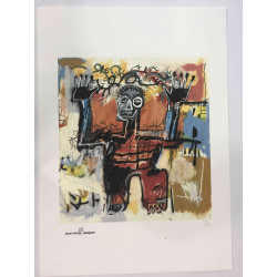 Basquiat Off set lithograph cm 50x70 certified Rupert edition