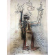 Basquiat Off set lithograph cm 50x70 certified Rupert edition