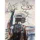 Basquiat Off set lithograph cm 50x70 certified Rupert edition