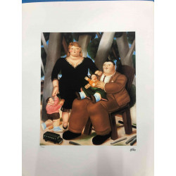 Litografická ofsetová souprava Fernando Botero certifikovaná 50x65 cm