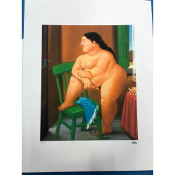 Fernando Botero Off set lithograph cm 50x65 certified