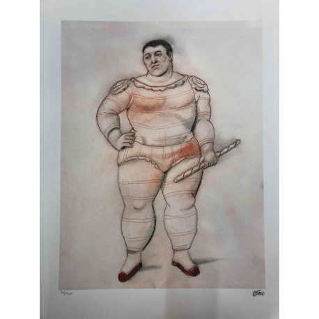 Fernando Botero Lithografie off set 50x65 cm gecertificeerd