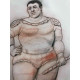 Fernando Botero Lithografie off set 50x65 cm gecertificeerd