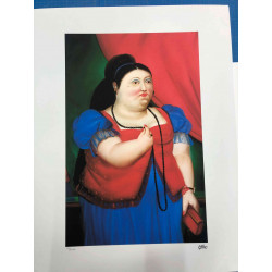 Fernando Botero Litografia off set cm 50x65  certificata