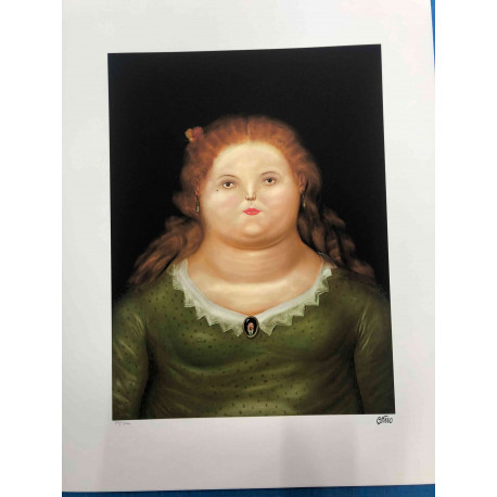 Fernando Botero Litografía off set 50x65 cm certificada