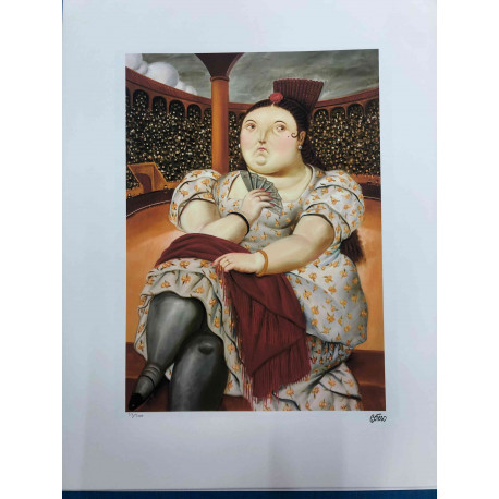 Fernando Botero Litografia off set 50x65 cm certificat