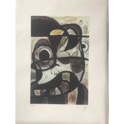 Joan Miro Lithographie hors set 56x76 cm certifiée
