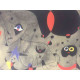 Litografická ofsetová souprava Joan Miro 56x76 cm certifikovaná
