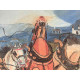 Litografie Antonia Ligabue ze sady 50x70 cm