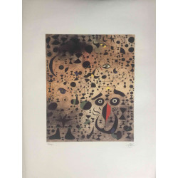 Joan Miro  Litografia off set cm 56x76  certificata
