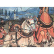 Litografie Antonia Ligabue ze sady 50x70 cm