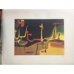 Joan Miro 56x76 cm-ko ziurtagiria